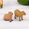 Action Figurines Simulation MIni Mignon Animaux Sauvages Modèle Capybara Figurine Collection Enfants Jouet Cadeau Simulation Animaux Modèle 1 PC 230616