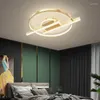 Lustres Contemporain Led Plafond Lustre Pour Salon Chambre El Lampes Décoration De La Maison Lustre Rond Éclairage Intérieur