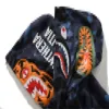 A Bathing A Ape Color Camo Tiger Shark head joint Full Zip Double Hoodie