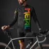 قمصان ركوب الدراجات توأم ستة ركوب الدراجات springautumn طويلة الأكمام رقيقة القميص Camisa ciclismo masculina bicicleta de mountain pro sports stack 230616