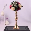 Candle Holders Metal Candle Holders Flowers Vase Candlestick Centerpieces Road Lead Candelabra Centerpieces Wedding porps Christmas decoration 230616