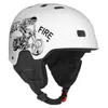 Skates Helme Männer Frauen Ski Helm Cartoons Halfcovered Antiimpact Sicherheit Radfahren Outdoor Sport Snowboard Für Erwachsene 230617