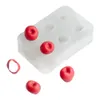 Bakningsformar 3D Cherry Mold Scented Candle Material Simulation Fruit Fondant Cake Silicone Decorating Making Tool 230616