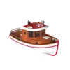 ElectricRC Boats 112 Modellbausatz Yacht Cute Tug M2 410 mm Holzbootmodell DIY-Montage unvollendet 230616