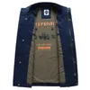 Men's Jackets 2023 High Quality Military Jacket Men Brand Cotton Spring Cargo Multi-pocket And Coats Male Size M-3XL