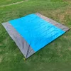 Meubles de camping 2x14m Couverture de plage de poche étanche Tapis de camping pliant Matelas Portable Léger Sable de pique-nique en plein air 230617