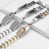 Bracelets de montres Convient pour le bracelet en acier Rolex Ditona le plongeur Chaîne de montre 20 mm 21 mm Bracelet en acier inoxydable massif pour hommes et femmes 230616