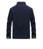 Printemps automne veste hommes Double côtés porter pur coton veste manteau mâle col montant militaire veste hommes vêtements grande taille L-5XL