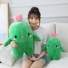 Animais de Pelúcia Recheados 1pc 254065CM Kawaii Cactus Toys Planta Macia Bonecas Travesseiro para Crianças Bebês Crianças Decoração de Aniversário Presentes 230617