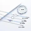 Link Armbänder Mode Einfache Faux Stein Perlen Herz Form 5 Teile/satz Armband Metall Twist Detail Hohl Karte Frauen Kreativ