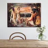 Płótna sztuka Płótna osąd Paris Paul Cezanne malowanie ręcznie pomalowanego współczesnego wystroju