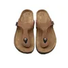 Teen set herenschoenen sandalen zomer nieuwe Flip-flops frosted lederen platbodem paar slippers luxe designer heren strandslippers Maten 35-44 +doos