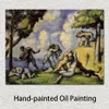 Paysage abstrait toile Art la bataille de l'amour 1880 Paul Cezanne peinture à l'huile à la main oeuvre impressionniste