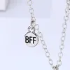 Pendant Necklaces 2x BFF Gifts Good Luck Butterfly For Women Friends Birthday Blue Jewelry Decor DXAA