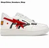 أحذية رجال أحذية رياضية للنساء SHARK SIZE 13 A الاستحمام Ape Bapesta Low Casual US 13 Designer White Running Trainers Zapatillas Eur 47 US13 US 12 منصة US12 SKATE