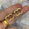 Woman C pearl Pendant Earring Luxury Stud Earing Letter CCity Brand Designer Women Gold Earrings Jewelry 7855