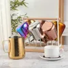 1pc Coffee Latte Milk Frothing Jug, Milk Frother Pitcher, Stainless Steel Jug, Espresso Barista Pitcher, Milk Pot With Scale, 12.3oz/19.4oz (350ml)