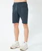 LUU Pantalon de survêtement LAB NULL Short de Yoga pour Homme Exercice de Fitness Extérieur Nu Haute Résilience Évacuation de l'Humidité Pantalon de Jogging Running Noir