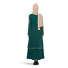 Ubranie etniczne Eid Ramadan Dubai muzułmańskie kobiety haft długi maxi sukienka skromna abaya indyka arabska szata islamska modlitwa jilbab kaftan