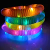 DIY aydınlık tüpler LED Floresan Renk Geri Çekilebilir Plastik Tüp Çocuklar Duyusal Oyuncaklar Yetişkinler Çocuk Stresi Gezme Oyuncak Toptan Satış