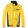 Cykeljackor Moto POC Ultra Light Windproect Cycling Jackets Män Kvinnor Vattentät vindrock Reflekterande cykelkläder Mtb Road Bike Jacket 230616