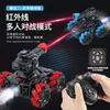 Другие игрушки Tiktok RC Tank Interactive Infrared Battle Battle Water Bomb Chariot Kids Оптовая машина 230616