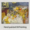 Impressionniste Toile Art Nature Morte avec Panier Paul Cézanne Peinture Reproduction Peint À La Main Oeuvre pour Club Bar Décoration Murale