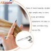 Andra hår bryr sig håravskjutningsverktyg för finger för flätning hår barberare tillbehör 50st hår välj verktyg metallfingerpartering ring hår 230616
