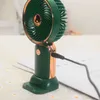 Ventilatori elettrici Mini con base nuovo stile semplice supporto mobile da tavolo portatile USB ricaricabile elettrico