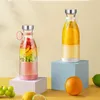 Meyve meyveleri şarj edilebilir mikserler taze meyve bluepink usb portatif şişe mini hızlı elektrikli blender smoothie buz 230616