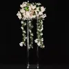 Vases plus épais Acylic Floor Vase Clear Flower Table Centre de table Mariage Moderne Vintage Floral Stand Colonnes Décoration De Mariage