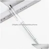 Balpennen Diy Lege Stok 2In1 Slim Crystal Diamond Glitter Stylus Touch Pen Drop Levering Kantoor School Zakelijk Industrieel Wr Dhtuj