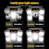 Headlamps Portable 5LED Headlamp Night Fishing USB Rechargeable Flashlight Headlight Camping Head Light Torch Lamp Work 230617