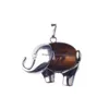 Pendentif Colliers Alliage Éléphant Pierre Précieuse Hommes Et Femmes Vieux Nouvel An Cadeaux De Pâques Mode Saint Valentin Cadeau Collier Drop Delivery Dhsix