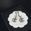 Merk Classic Charm CC Earring Luxe Crystal Pearl Oorbellen voor Vrouwen S925 Silver Fashion Designer Oorbel Sieraden