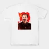 Camisetas masculinas Moda Joseph Stalin T-shirt de propaganda comunista. Camisa masculina de algodão manga curta gola O verão S-3XL