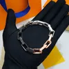 Klassieke hiphop Cubaanse armband voor mannen en vrouwen Designer armband Hoge kwaliteit 18K gouden Rap Star luxe armband