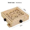 3D Puzzles Kids Wooden Toy Puzzle Ball Maze Wood Case Box Fun Brain Hand Challenge Balans Game Educational Toys dla dzieci dorosłych 230616