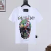 Męskie koszulki koszuli męskie projektant T Plein Designer Philipps Bear Plain Phillip Mens T-shirt Pleins Designer Tshirts Brand Clothing Rhinestone Pp Skulls Men T-shirt 860