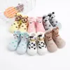 First Walkers Baby Shoes Cute Animal Cotton Toddler Walker Kids Soft Rubber Antislip Boots 230615