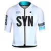 Cykeltröjor toppar Summer Syn Team Cycling Jersey For Men Biehler Syndicate Short Sleeve Jersey Bicycle Sports Riding Bicycle Shirts 230616