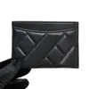 HIP CC Classic Gitter Designer-Kartenhalter Leder Mini Frauen Geldbeutel Wallet Girls Clip Weiche Ledermünze Geld