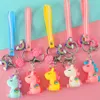 Ny Creative Cartoon Doll Cute PVC Unicorn Keychains Korean Unicorn Key Chain Bag Pendant Key Chain Creative Custom Key Chain17276240L