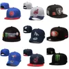 Erkekler Futbol Snapback Hats Klasik Kraliyet Kırmızı Hip Hop İlkbahar ve Yaz Mektubu Damian Klasik Renk Tepe Tam Boyu Spor Takım Spor Takılmış Kapaklar