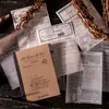30pcs Retro Journal Çok Malzemeli Memo Pad Yaratıcı Sanat DIY Scrapbooking Arka Plan Dekorasyon Notları Kağıt Kırtasiye