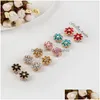 Pins Brooches New Premium Hijab Scarf Pin Gold Plated Jade Natural Stone Magnetic Brooch Drop Delivery Jewelry Dhcwn