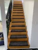 Teppiche Einfarbige Treppenstufen-Teppichmatten, selbstklebende Treppenmatte, Treppenteppich, rutschfeste Stufenteppiche, Sicherheits-Stumm-Fußmatten für die Inneneinrichtung 230616