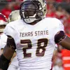 NCAA College Texas State Bobcats Football Jersey Layne Hatcher Hil Ashtyn Hawkins Tupou Kordell Rodgers Bell Morris Harris Brown