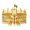3D Puzzles Piececool Metal The White House Model Building Kits DIY Toy for Adult Jigsaw Brain Teaser 230616