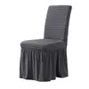 Couvre-chaise Bubble Treillis Élastique Chaise Spandex Chaise Couvre Pour CuisineSalle À Manger Chaise De Bureau Couverture Avec Dos 230616